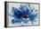 Abstract Floral Blue-David Moore-Framed Stretched Canvas