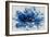 Abstract Floral Blue-David Moore-Framed Art Print