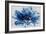 Abstract Floral Blue-David Moore-Framed Art Print