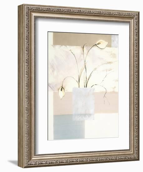 Abstract Floral, no. 2-Stephanie Flateau-Framed Art Print