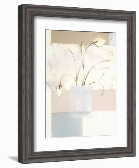 Abstract Floral, no. 2-Stephanie Flateau-Framed Art Print