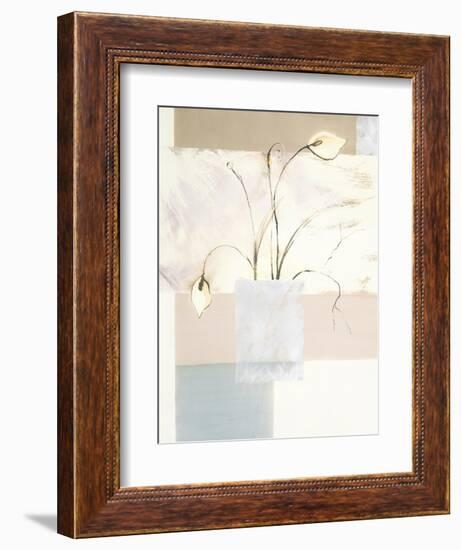 Abstract Floral, no. 2-Stephanie Flateau-Framed Art Print