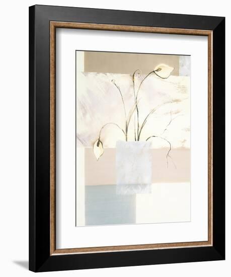 Abstract Floral, no. 2-Stephanie Flateau-Framed Art Print