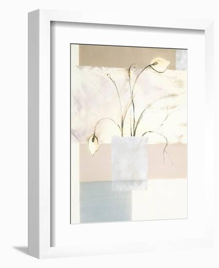 Abstract Floral, no. 2-Stephanie Flateau-Framed Art Print