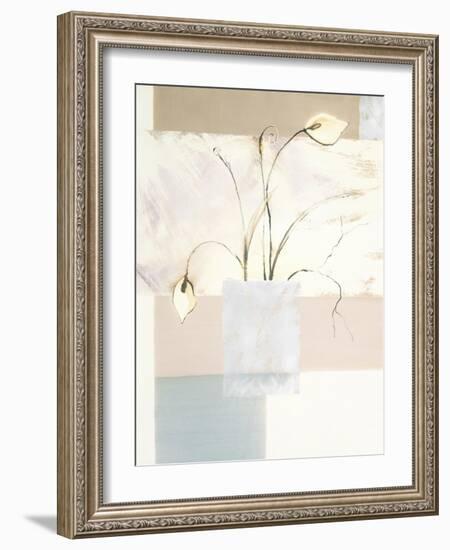 Abstract Floral, no. 2-Stephanie Flateau-Framed Art Print