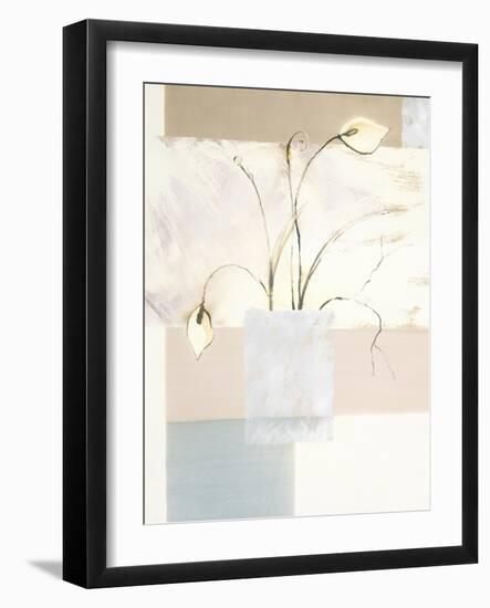 Abstract Floral, no. 2-Stephanie Flateau-Framed Art Print