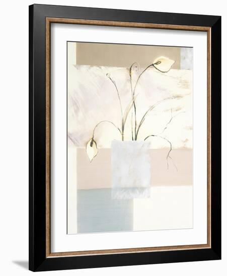 Abstract Floral, no. 2-Stephanie Flateau-Framed Art Print