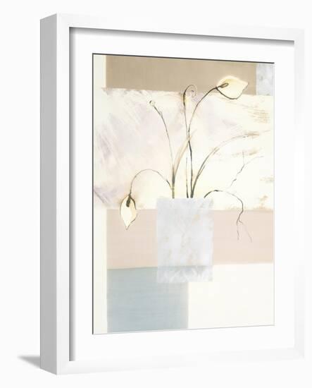 Abstract Floral, no. 2-Stephanie Flateau-Framed Art Print