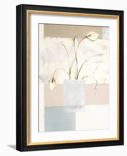 Abstract Floral, no. 2-Stephanie Flateau-Framed Art Print