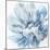 Abstract Flower 2 Blue-David Moore-Mounted Art Print