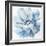 Abstract Flower 2 Blue-David Moore-Framed Premium Giclee Print