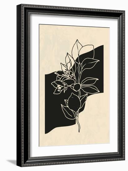 Abstract Flower 4-null-Framed Giclee Print