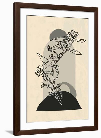 Abstract Flower 5-null-Framed Giclee Print