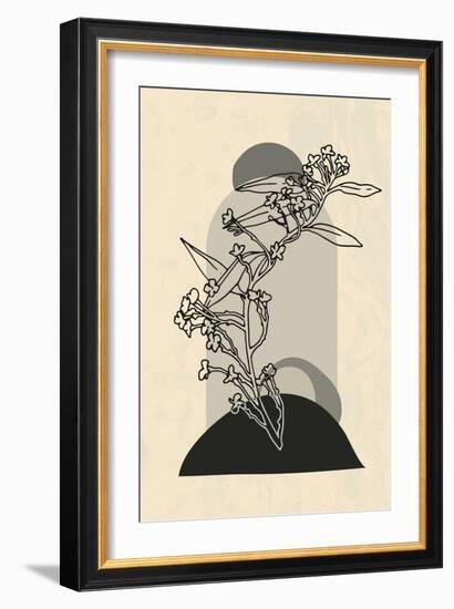 Abstract Flower 5-null-Framed Giclee Print