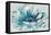 Abstract Flower Aqua-David Moore-Framed Stretched Canvas