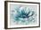 Abstract Flower Aqua-David Moore-Framed Art Print