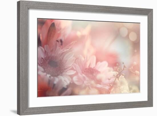 Abstract Flower Background-Timofeeva Maria-Framed Premium Giclee Print