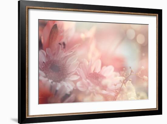 Abstract Flower Background-Timofeeva Maria-Framed Premium Giclee Print