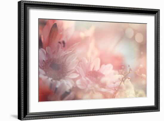 Abstract Flower Background-Timofeeva Maria-Framed Art Print