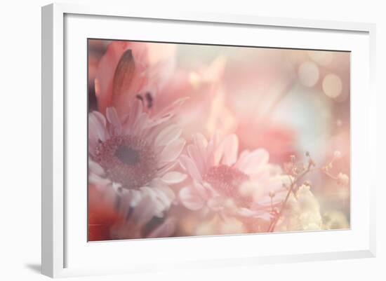 Abstract Flower Background-Timofeeva Maria-Framed Art Print