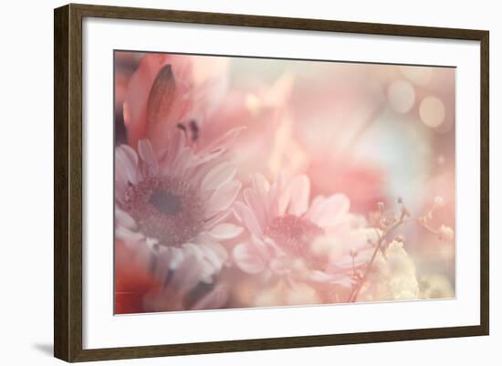 Abstract Flower Background-Timofeeva Maria-Framed Art Print