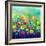 Abstract Flower Watercolor Painting-Nongkran_ch-Framed Photographic Print