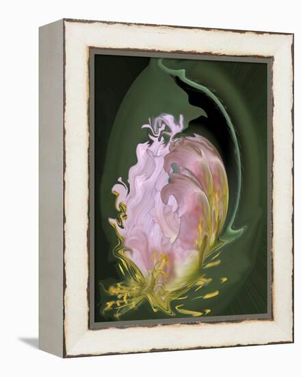 Abstract Flowers-Ellen Anon-Framed Premier Image Canvas