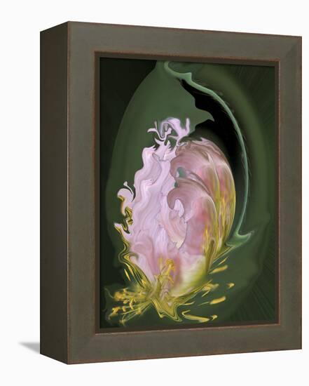 Abstract Flowers-Ellen Anon-Framed Premier Image Canvas