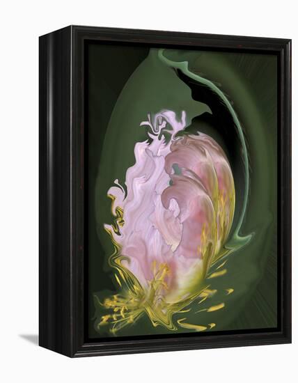 Abstract Flowers-Ellen Anon-Framed Premier Image Canvas