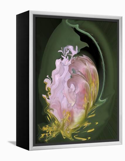 Abstract Flowers-Ellen Anon-Framed Premier Image Canvas