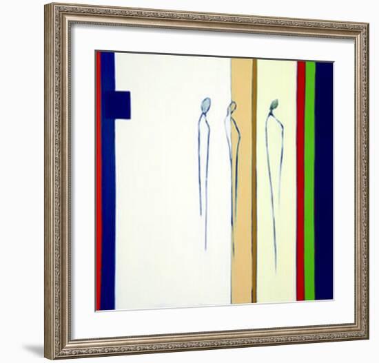 Abstract Forms, c. 2005-Heinz Felbermair-Framed Serigraph