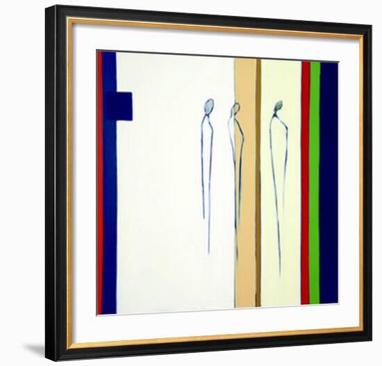 Abstract Forms, c. 2005-Heinz Felbermair-Framed Serigraph