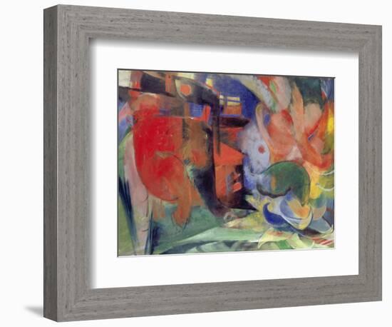 Abstract Forms II, 1914-Franz Marc-Framed Giclee Print