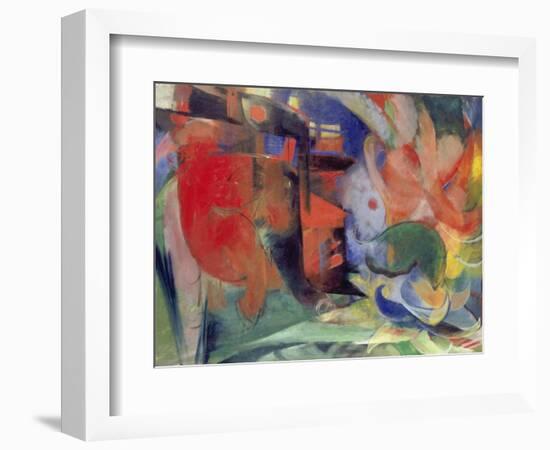 Abstract Forms II, 1914-Franz Marc-Framed Giclee Print