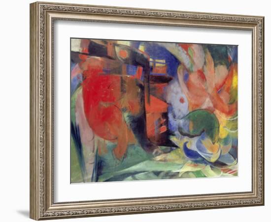 Abstract Forms II, 1914-Franz Marc-Framed Giclee Print