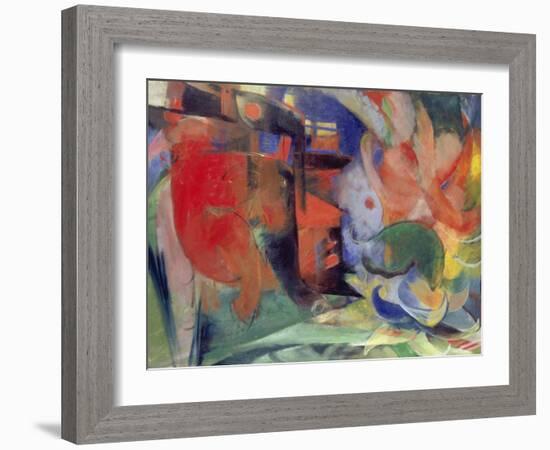 Abstract Forms II, 1914-Franz Marc-Framed Giclee Print