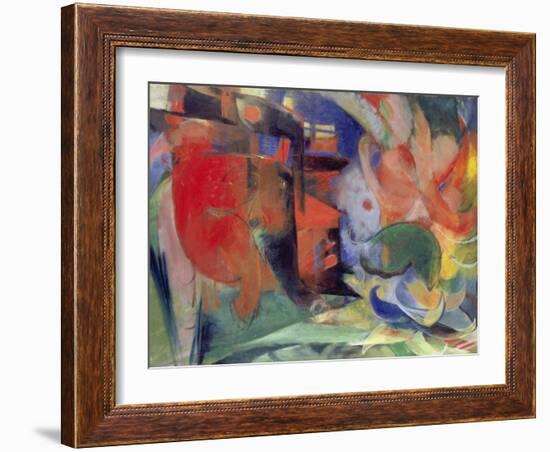 Abstract Forms II, 1914-Franz Marc-Framed Giclee Print