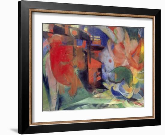 Abstract Forms II, 1914-Franz Marc-Framed Giclee Print