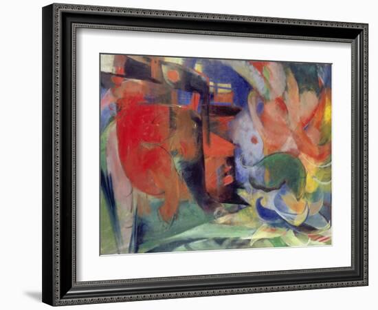 Abstract Forms II, 1914-Franz Marc-Framed Giclee Print