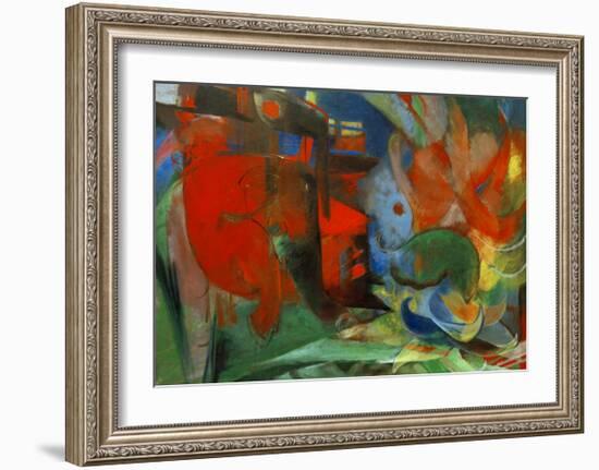 Abstract Forms II-Franz Marc-Framed Giclee Print