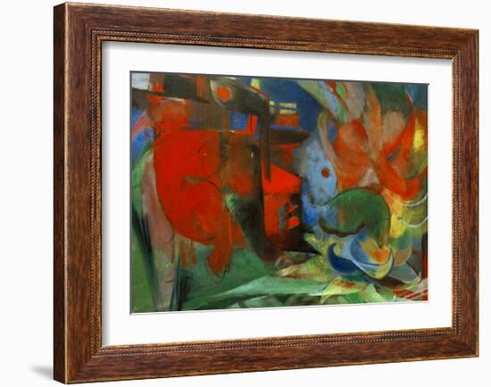 Abstract Forms II-Franz Marc-Framed Giclee Print