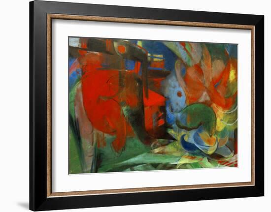 Abstract Forms II-Franz Marc-Framed Giclee Print