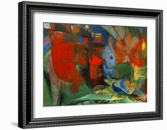 Abstract Forms II-Franz Marc-Framed Giclee Print