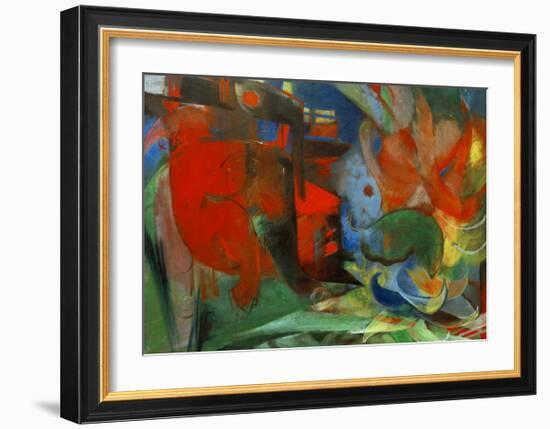 Abstract Forms II-Franz Marc-Framed Giclee Print