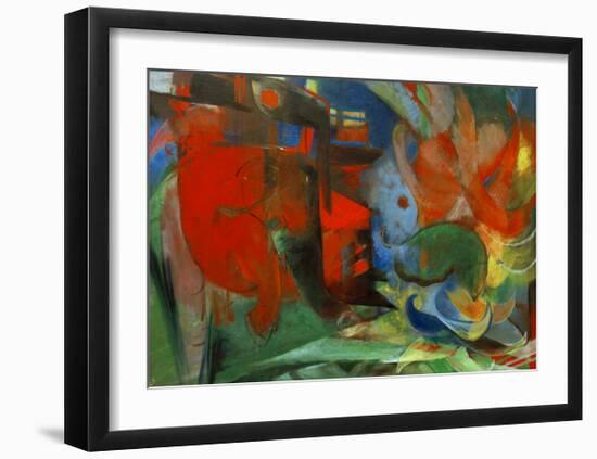 Abstract Forms II-Franz Marc-Framed Giclee Print