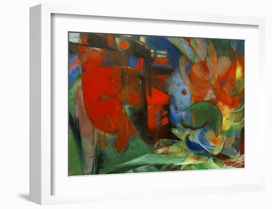 Abstract Forms II-Franz Marc-Framed Giclee Print