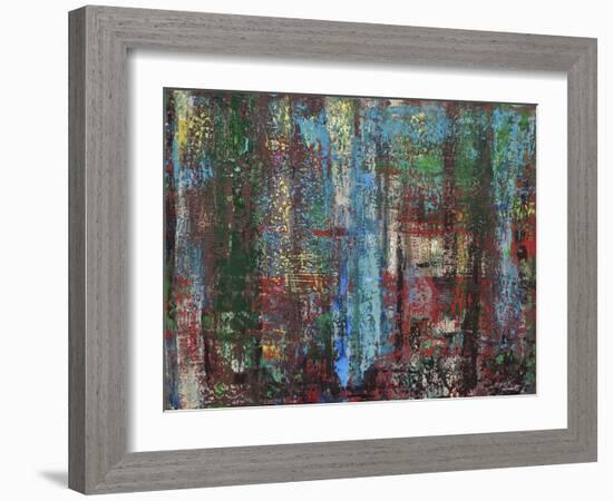 Abstract Forrest-Rock Demarco-Framed Giclee Print