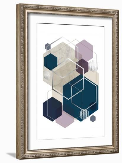 Abstract Geo SoftLuxe-Urban Epiphany-Framed Art Print