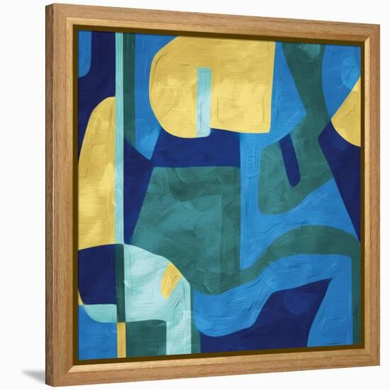 Abstract Geo-Milli Villa-Framed Stretched Canvas