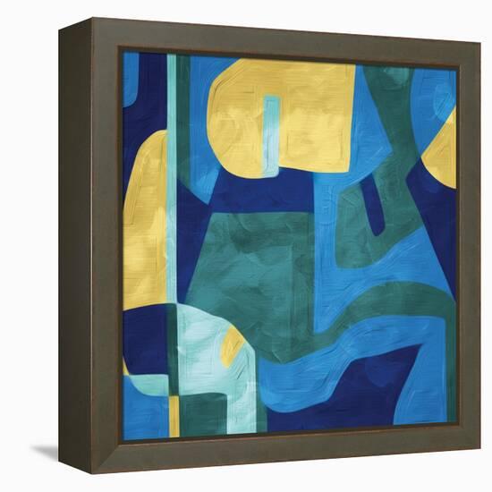 Abstract Geo-Milli Villa-Framed Stretched Canvas